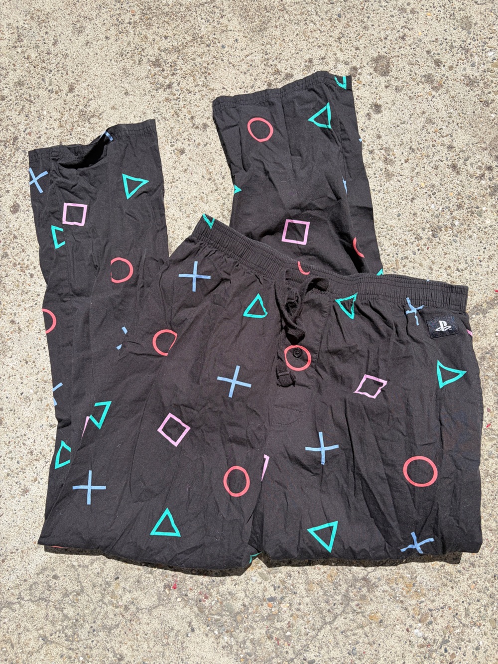 PlayStation Print Cotton Lounge Pants with Pockets